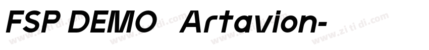 FSP DEMO   Artavion字体转换